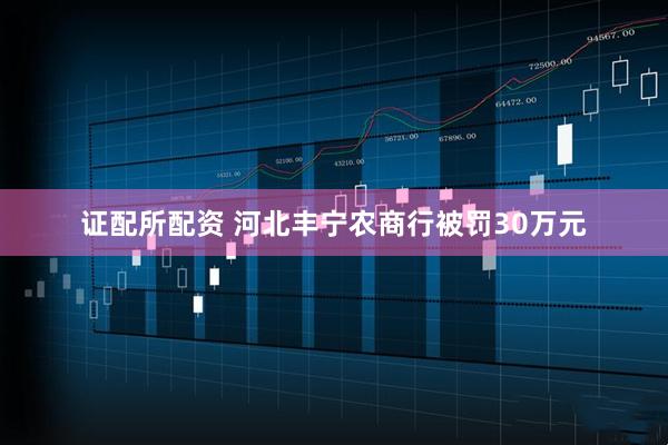 證配所配資 河北豐寧農(nóng)商行被罰30萬元
